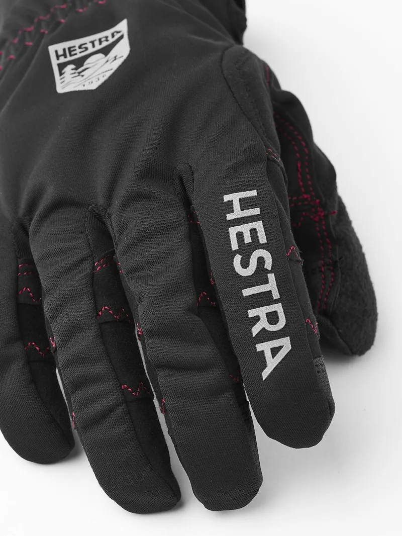 Hestra Ergo Grip Long Full Finger Cycling Glove in Black-1